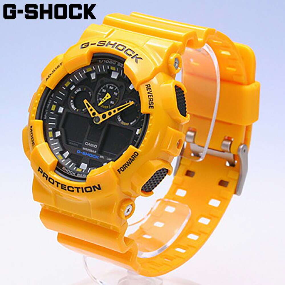 【楽天市場】CASIO カシオ G-SHOCK ジーショックGA-100A-9 腕時計 時計 メンズ アナデジ アナログ デジタル 樹脂 ...