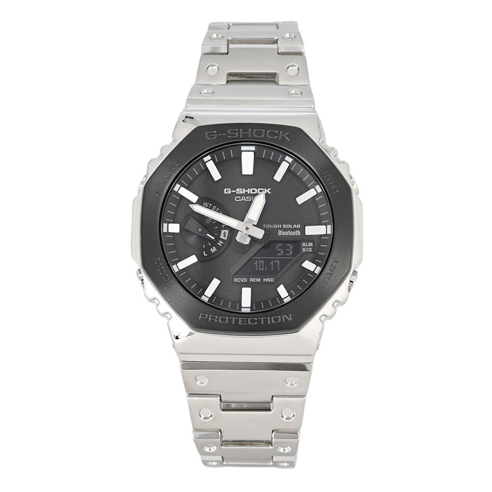 CASIO G-SHOCK GM-B2100BT-1A アナデジ ソーラー FULL METAL　2100 Series　モバイルリンクメンズ 腕時計 プレゼント ギフト 1年保証 送料無料