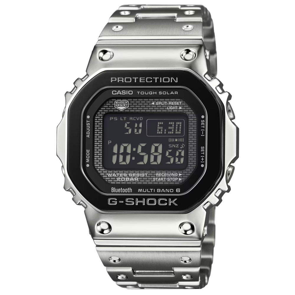 CASIO G-SHOCK GMW-B5000BT-1 デジタル 電波ソーラー FULL METAL 5000 SERIES モバイルリンク フルメタル 電波時計メンズ 腕時計 プレゼント ギフト 1年保証 送料無料