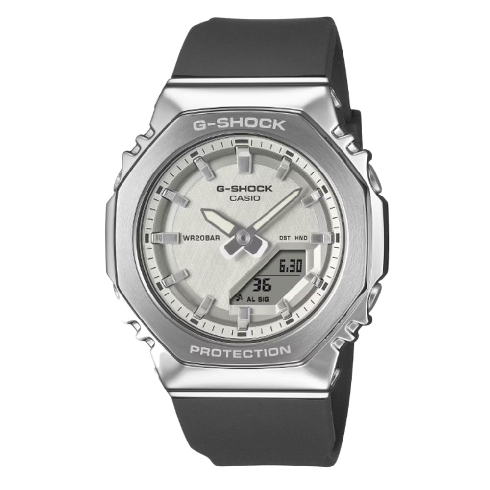 CASIO G-SHOCK GM-S2110-1A7 アナデジ クオーツ 八角形フォルム　GM-S2110 レディース腕時計 プレゼント ギフト 1年保証 送料無料｜時計倉庫TOKIA