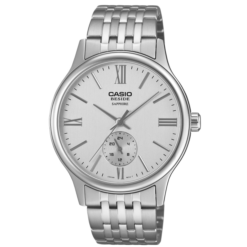 CASIO カシオ BMS-100D-7A アナログ クオーツ メンズ腕時計 プレゼント ギフト 1年保証 送料無料｜時計倉庫TOKIA