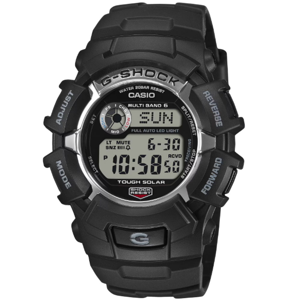 CASIO G-SHOCK GW-2310U-1 デジタル クオーツ 2300 SERIES　マルチバンド6搭載　ブラック　シルバー メンズ腕時計 プレゼント ギフト 1年保証 送料無料｜時計倉庫TOKIA