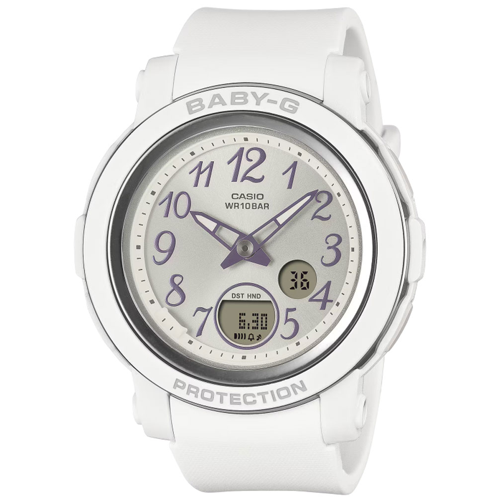 CASIO Baby-G BGA-290SA-7A アナデジ クオーツ BGA-290 Series　ホワイト レディース腕時計 プレゼント ギフト 1年保証 送料無料｜時計倉庫TOKIA