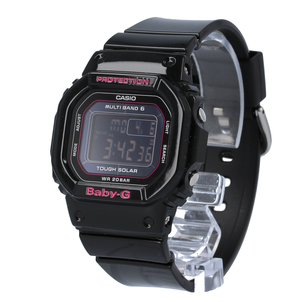 楽天市場 Casio カシオ Baby G ベビージー Bgd 5000 1 腕時計 レディース デジタル 電波ソーラー タフソーラー ブラック 防水 あす楽対応 東海 時計倉庫tokia