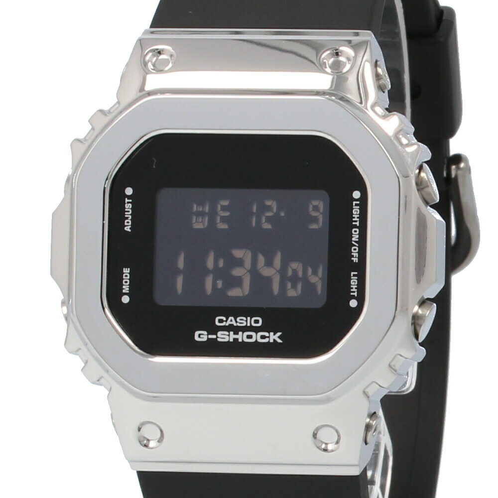 Casio カシオ G Shock 重力加速度喪心 Gショック 腕クロック 時計 メンズ デジタル 因循 金鉄 容物 Sシリーズ 雨合羽 心地よい アウトドア スポーツ 犯人ん坊 黒 シルバー Gm S5600 1 恵投 賜り物 1年算担保 貨物輸送無料 Cannes Encheres Com