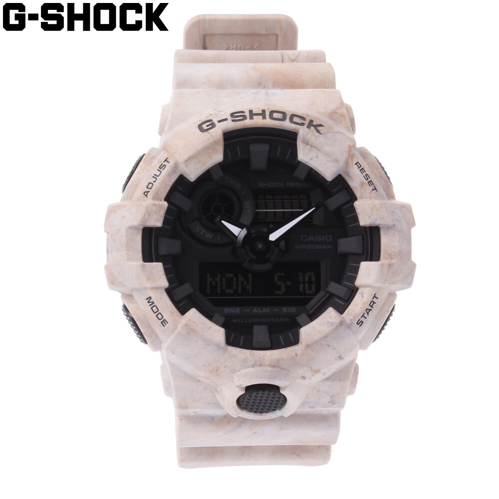 6時間限定タイムセール開催中 8 1 23 59まで Casio カシオ G Shock ジーショック Gショック Earth Color Toned Series アースカラー腕時計 時計 メンズ 防水 クオーツ ベージュ ブラック 地層 Ga 700wm 5aプレゼント ギフト 1年保証 送料無料 Educaps Com Br