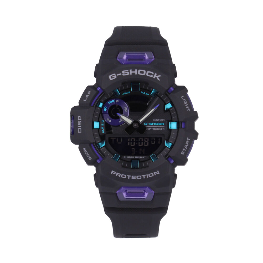CASIO カシオ G-SHOCK ジーショック Gショック Bluetooth スポーツ 腕時計 時計 メンズ 防水 クオーツ アナデジ 2針 ブラック パープル GBA-900-1A6 プレゼント ギフト 1年保証 送料無料 12,284円
