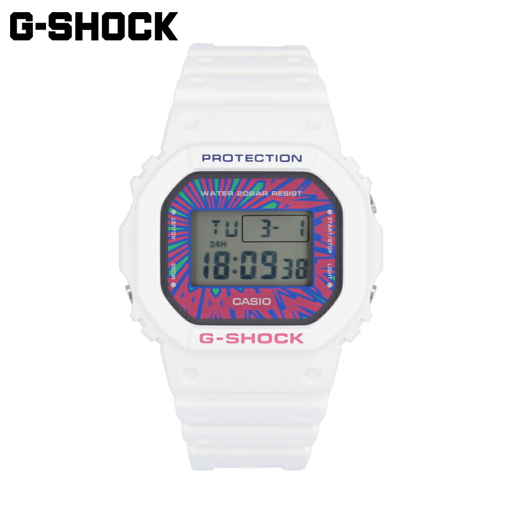 Casio カシオ G Shock ジーショック Gショック 腕時計 時計 メンズ レディス ユニセックス デジタル スピード スクエア ベーシック モデル 防水 カジュアル アウトドア スポーツ サイケデリック ホワイト 白 Dw 5600dn 7プレゼント ギフト 1年保証 送料無料 最大56 Offクーポン