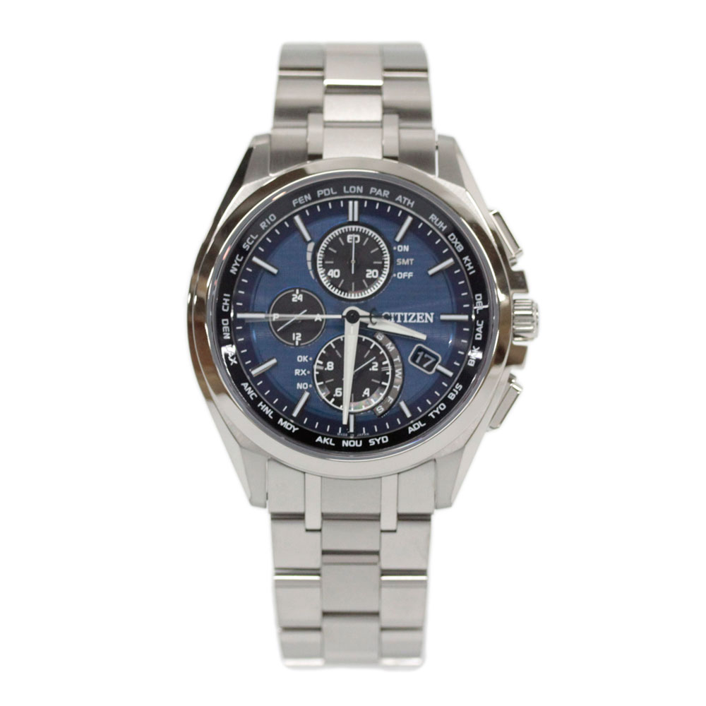 CITIZEN ATTESA AT8040-57L アナログ 電波ソーラー シチズン アテッサ メンズ エコドライブ 腕時計 プレゼント ギフト 1年保証 送料無料｜時計倉庫TOKIA