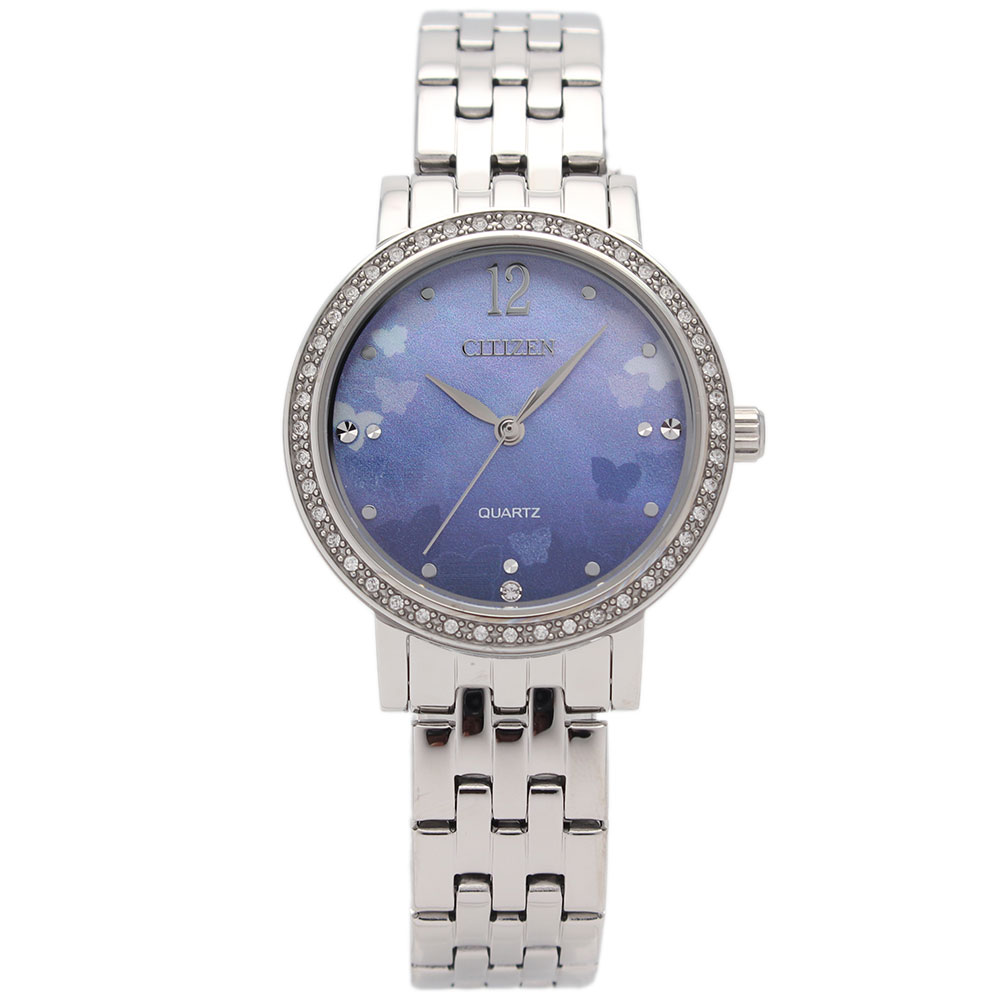 CITIZEN シチズン EL3100-55N アナログ クオーツ Beginning Blue　ビギニングブルー　蝶々 レディース腕時計 プレゼント ギフト 1年保証 送料無料｜時計倉庫TOKIA