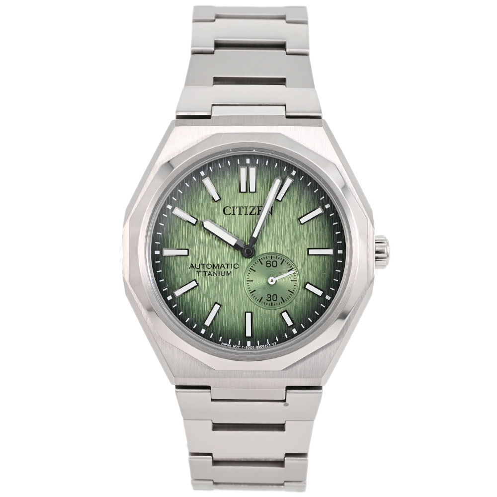CITIZEN シチズン NK5020-58X アナログ 自動巻き 前進 ZENSHIN 60コレクション グリーン メンズ腕時計 プレゼント ギフト 1年保証 送料無料|時計倉庫TOKIA