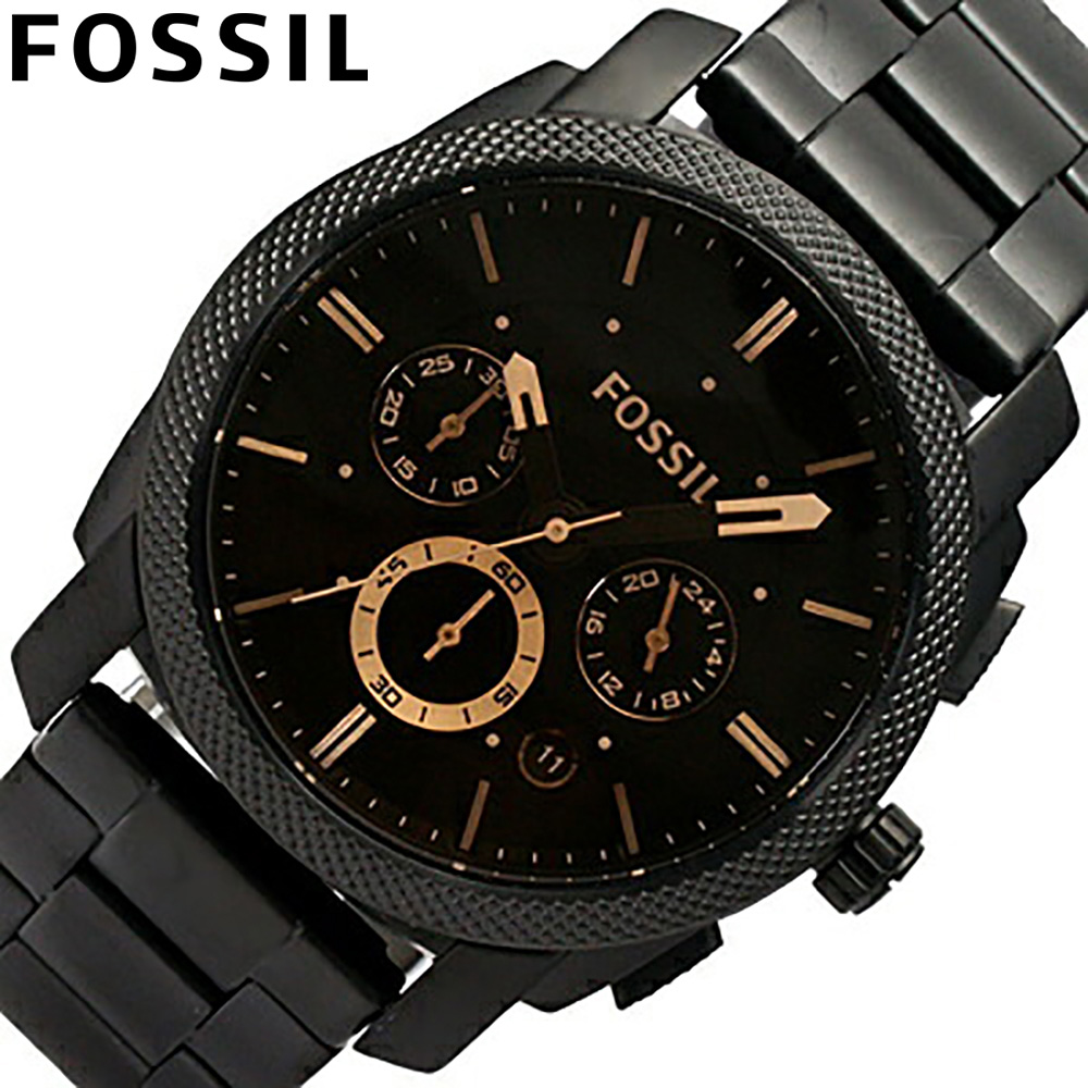 【楽天市場】FOSSIL フォッシル 腕時計 時計 メンズ 男性 アナログ クオーツ 電池 クロノグラフ 日付 デイト MAGHINE