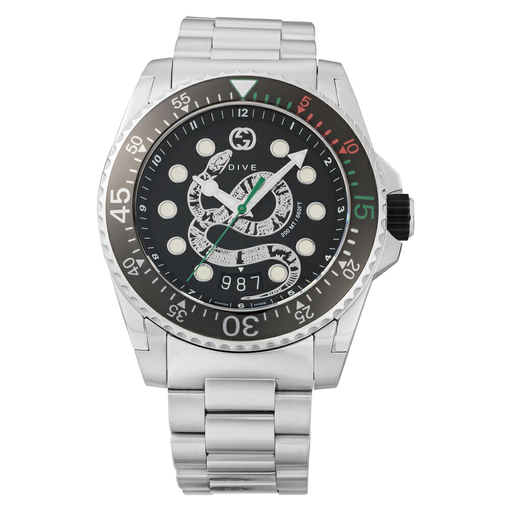 GUCCI. グッチ YA136218 Dive ダイブ メンズ クオーツ 腕時計 プレゼント ギフト 1年保証 送料無料