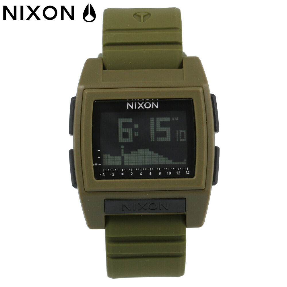 全品送料無料 エントリー 1 000円以上ご購入でポイント2倍 4 21 9 59まで Nixon ニクソン A Base Tide Pro ベースタイドプロ 腕時計 メンズ デジタル シリコン Surplus カーキ サーフィン 母の日 あす楽対応 東海 時計倉庫tokia 特売 Www Faan