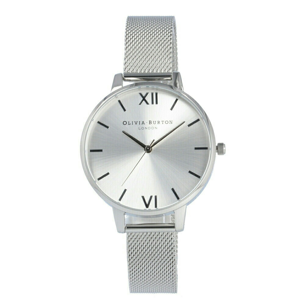 当店在庫してます エントリー 3 980円以上ご購入でポイント2倍 4 28 1 59まで Olivia Burton オリビアバートン Ob16bd104 腕時計 レディース ビッグダイヤル シルバー サンレイメッシュ 母の日 あす楽対応 東海 時計倉庫tokia メール便不可 Yoco Mx