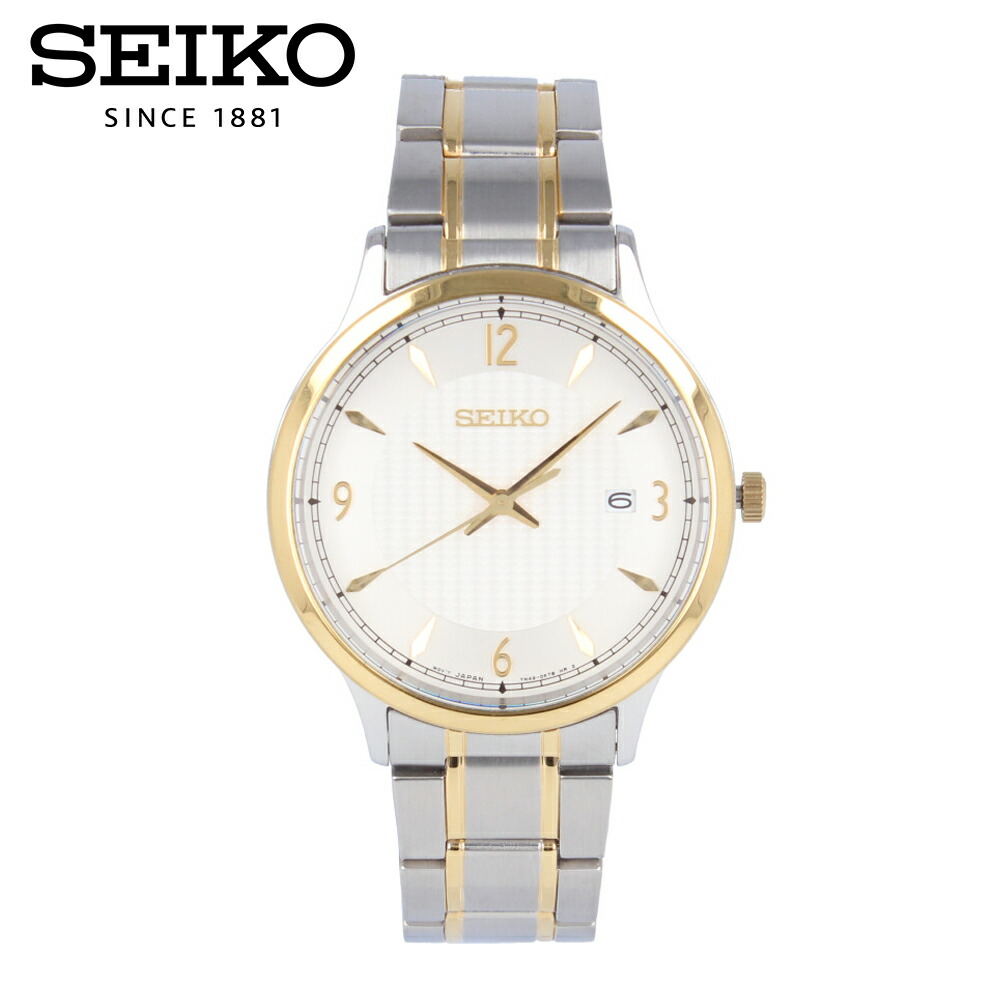 SEIKO セイコー ネオクラシック 腕時計 時計 メンズ アナログ クオーツ 3針 ステンレス メタル ゴールド シルバー SGEH82Pプレゼント ギフト 1年保証 送料無料|時計倉庫TOKIA