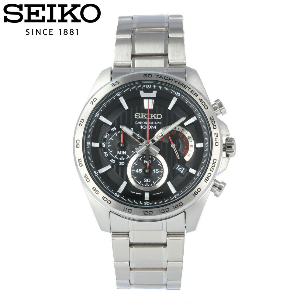 期間限定送料無料 Seiko セイコー 腕時計 時計 メンズ アナログ クオーツ クロノグラフ スポーティー ビジネス 仕事 就活 防水 ステンレス メタル ブレス ブラック 黒 シルバー 銀 Ssb299p プレゼント ギフト 1年保証 時計倉庫tokia 格安即決 Lpmpntb Kemdikbud