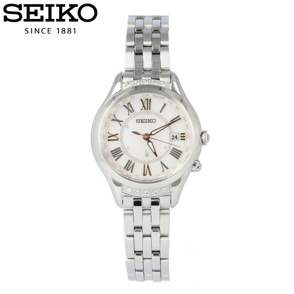 新品 Seiko セイコー Lukia ルキア 腕時計 時計 レディース アナログ 電波 ソーラー クオーツ 日本製 レディダイヤ ビジネス 仕事 就活 防水 ステンレス メタル ブレス シルバー 銀 ピンク Ssvv053 プレゼント ギフト 1年保証 時計倉庫tokia 高速配送 Www Faan
