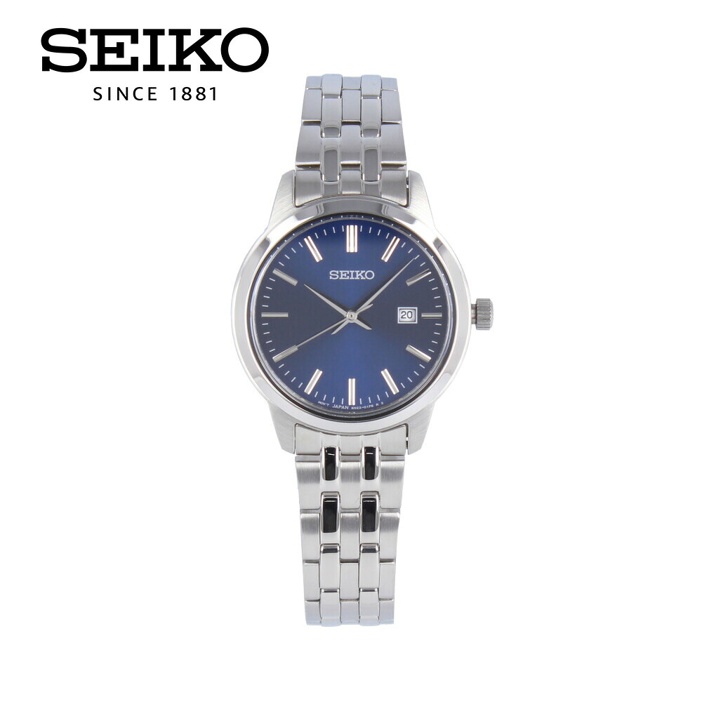 【楽天市場】SEIKO セイコー腕時計 時計 レディース クオーツ アナログ 3針 ステンレス メタル シルバー ネイビー SUR407P ...
