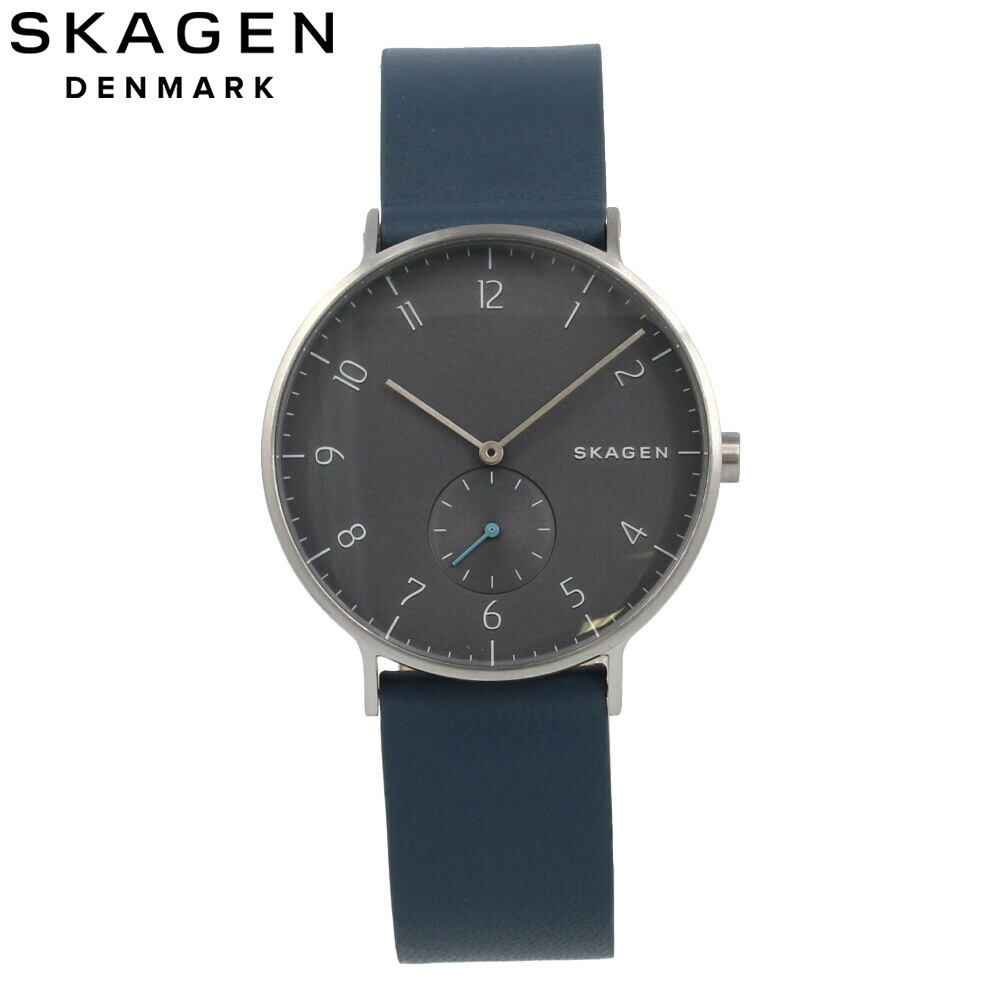 国際ブランド 大決算セール開催中 3 11 1 59まで Skagen スカーゲン Skw6469 Aren アーレン 腕時計 メンズ ネイビー レザー クオーツ スモールセコンド あす楽対応 東海 値引きする Bwpremierlagrande Com