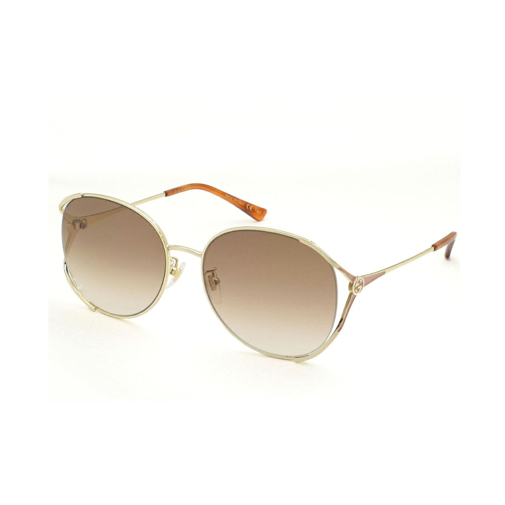 GUCCI GG0650SK004 グッチ アジアンフィット メンズ レディース ユニセックス ゴールド ブラウン サングラス 送料無料 プレゼント ギフト