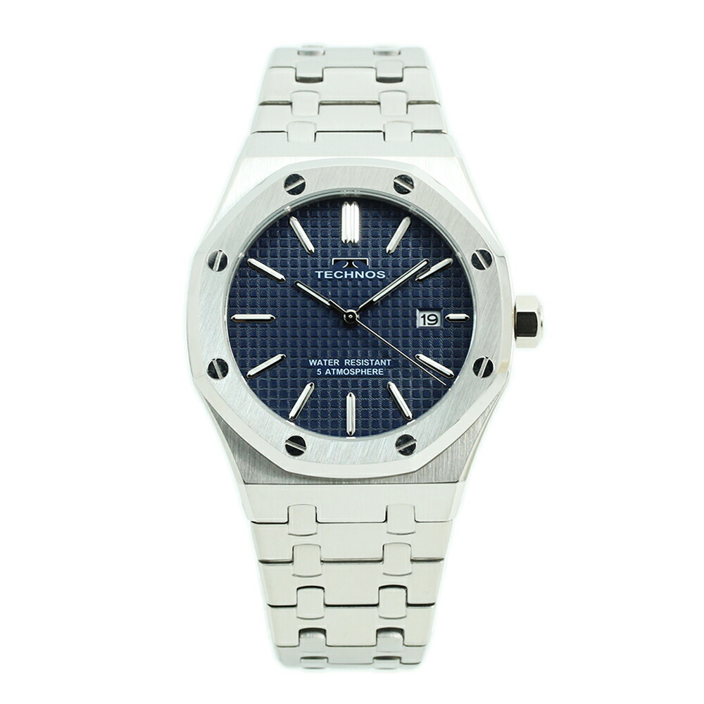 楽天市場】TECHNOS テクノス 5気圧防水 ロイヤルオーク クォーツ腕時計