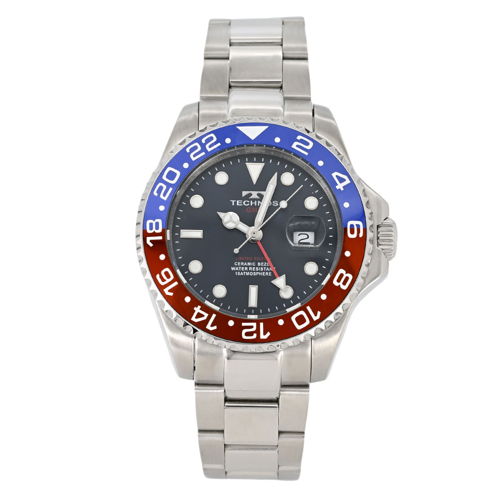 楽天市場】TECHNOS テクノス T2444SG メンズ GMT クォーツ 腕時計