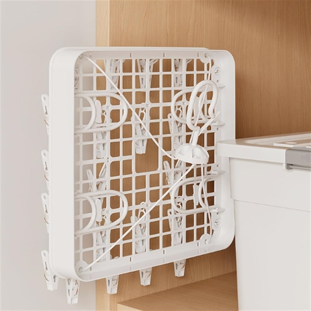 シューズも干せる角型ピンチハンガー24ピンチ洗濯物物干し洗濯バサミランドリーグッズマンション部屋干し一人暮らし新生活