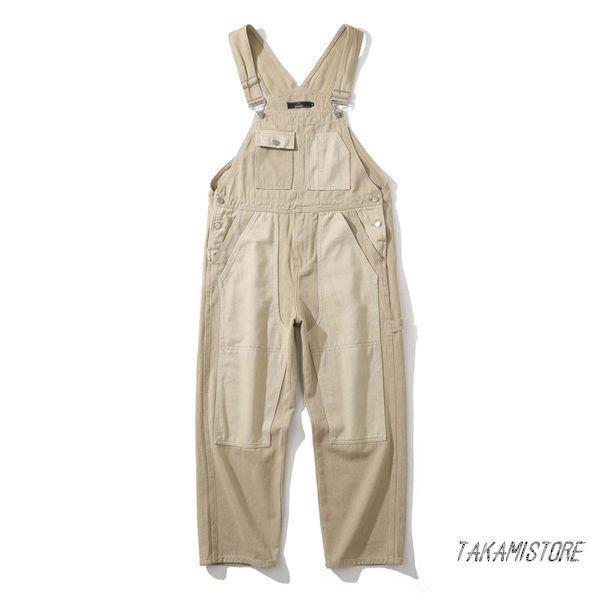 オーバーオール メンズ つなぎ サロペット オールインワン ズボン ワークパンツ 作業服 無地 カジュアル ロングパンツ オールインワン 作業服 春 夏 秋