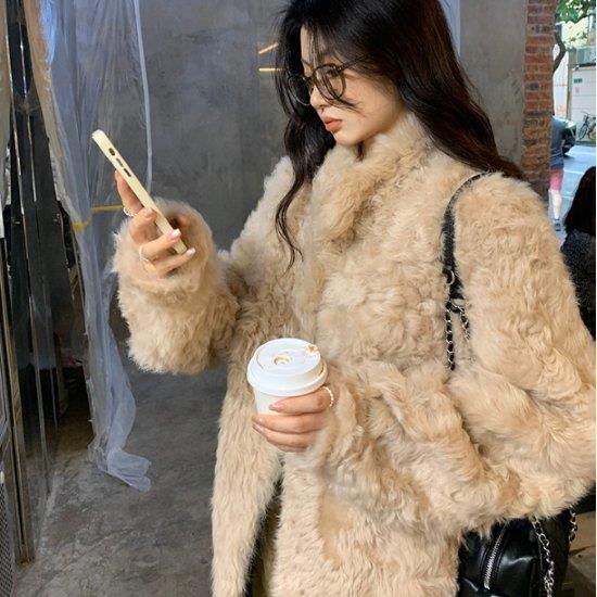 ゆったり 羽織 秋 フェイクファー 長袖 ファーコート スタンドカラー ふわふわ もこもこ アウター ジャケット 暖かい レディース