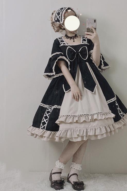 楽天市場 Lolita系 ワンピース ロリータ トップス 萌え レディース ゴスロリ ロリータファッション 変装 トップス 中袖 Tokiwa３３