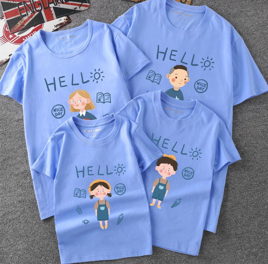 親子ペア 親子お揃い おそろい親子服 お揃い服 カップル ギフト プレゼント ユニセックス 中袖 兄弟 可愛い 夏 大人用 姉妹 子供 旅行 服 海 親子 ｔシャツ 高額売筋 カップル