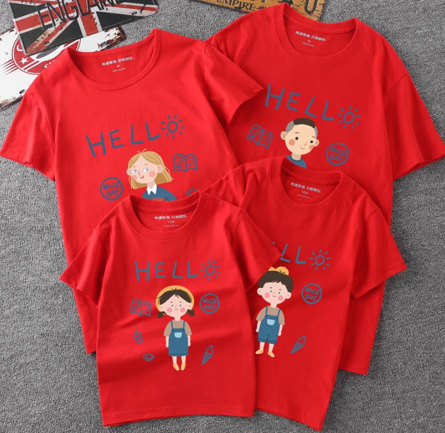 親子ペア 親子お揃い おそろい親子服 お揃い服 カップル ギフト プレゼント ユニセックス 中袖 兄弟 可愛い 夏 大人用 姉妹 子供 旅行 服 海 親子 ｔシャツ 高額売筋 カップル