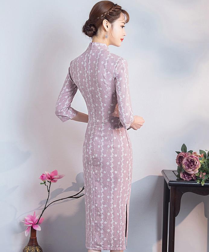 楽天市場 パーティードレス ワンピース 結婚式 安い チャイナドレス チュールワンピース レディース 民族風 ナチュラルエスニック 復古 スタンドカラー 写真撮影 パーティー 花柄 リネン Tokiwa33