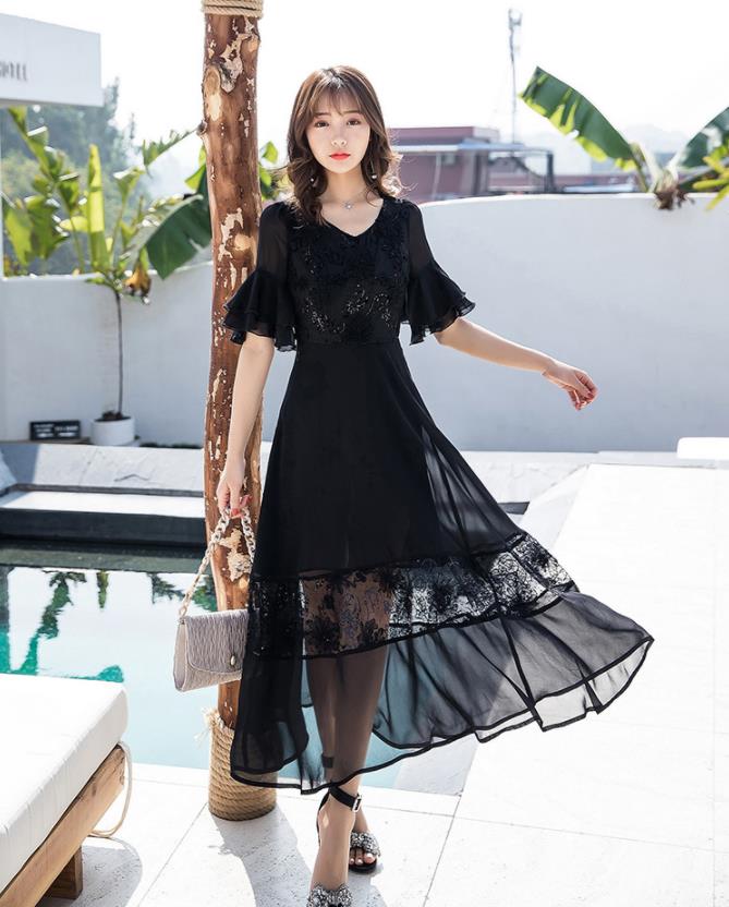 楽天市場 2色 パーティードレス ワンピース 結婚式 安い チャイナドレス チュールワンピース レディース ナチュラルエスニックスタンドカラー 写真撮影 パーティー 花柄 リボン Aラインドレス 舞台 コンサート エンパイア レース 花嫁ドレス Tokiwa３３