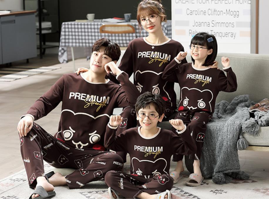 送料無料 長袖 親子お揃い カップル ユニセックス 家族 パジャマ お 揃い ルーム ウェア おそろい親子服 プレゼント 親子 兄弟 姉妹 大人用 子供 ギフト セット 親子ペア 春秋 親子ペアルック パーカー オンラインショップ
