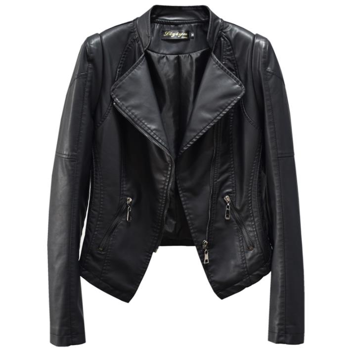 genuine lether 本皮レザージャケット LIUGOO 本革 オーバーサイズダブルライダース レディース リューグー