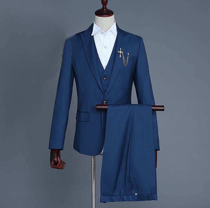 春秋 メンズ コート ビジネススーツ パンツスーツ 長袖 OL オフィス トップス 事務服 ビジネス 洗える 3点セット　紳士　結婚式　忘年会司会者　入学　長袖｜Tokiwa３３