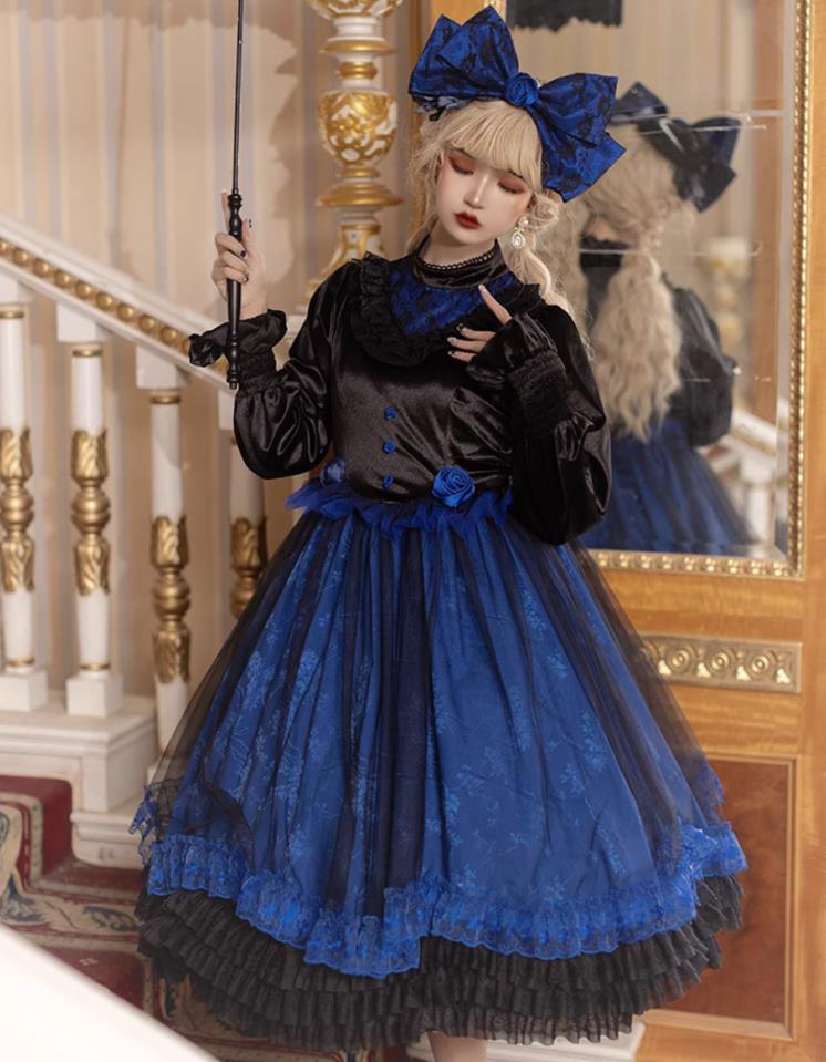 楽天市場】/新発/数量限定/Lolita系 /蝶柄/ワンピース jsk OP 日常 