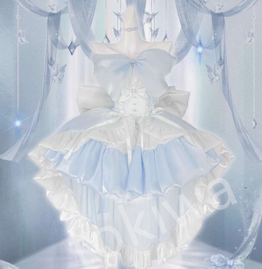 /新発/ふわふわ/Lolita系/ハロウィン/衣装 jsk OP 日常 活動写真 一こま 化けの皮/ロリータ  トップス  萌え  ゴスロリ ロリータ流行り物  吊りスコート  花嫁御寮御召しもの ウェディングドレス あやつり人形御召しもの   バレー ティアードスカート 万聖節