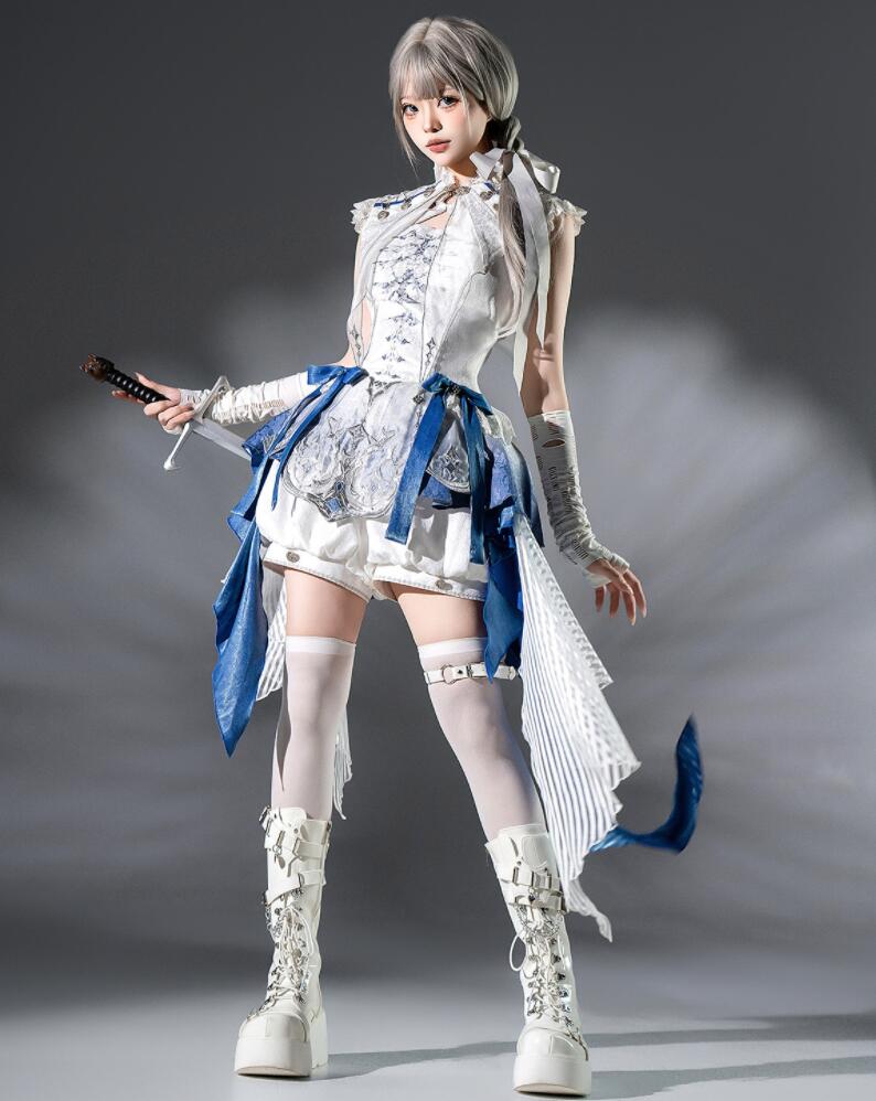 /新発/3点セット/Lolita系 /龍骨/王子//ワンピース jsk OP 日常 写真 舞台 変装/ロリータ 萌え ゴスロリ ロリータファッション 吊りスカート 花嫁洋服 ウエディングドレス 人形ドレス ハロウィン バレエ ティアードスカート|Tokiwa33