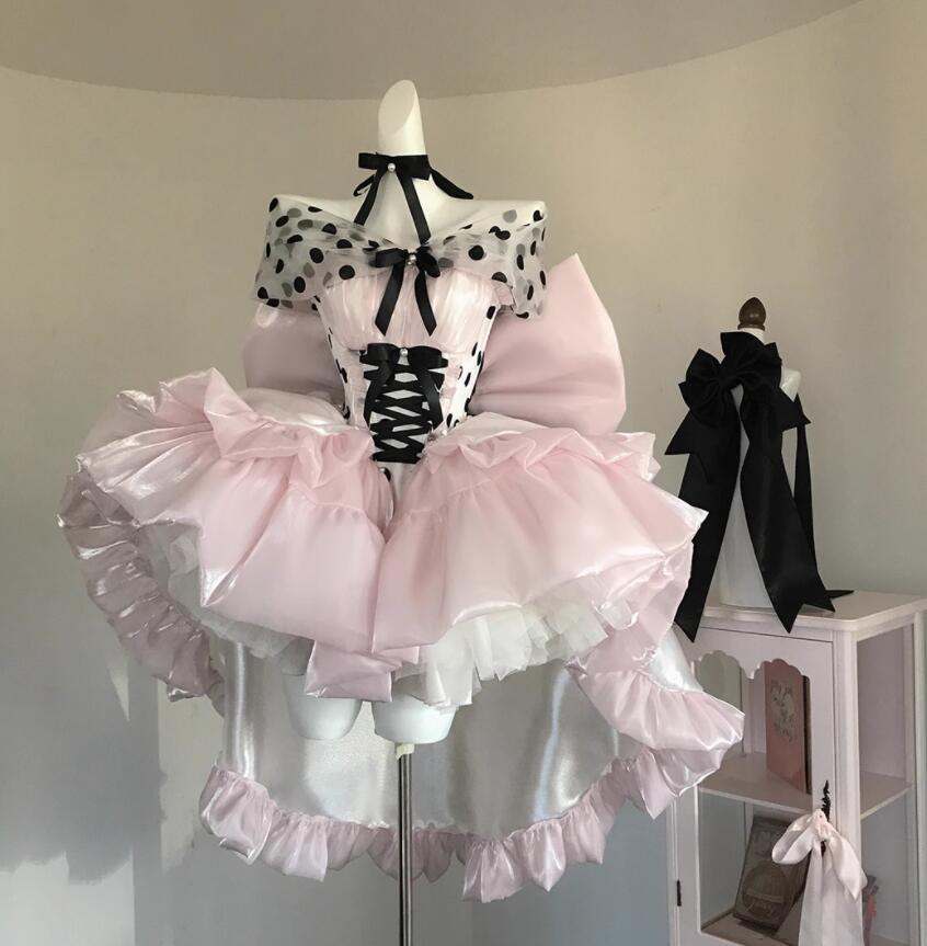 /新発/ふわふわ/Lolita系 / /ハロウィン/衣装 jsk OP 日常 活動写真 一こま 化けの皮/ロリータ  トップス  萌え  ゴスロリ ロリータ流行り物  吊りスコート  花嫁御寮御召しもの ウェディングドレス あやつり人形御召しもの   バレー ティアードスカート 万聖節 白姫