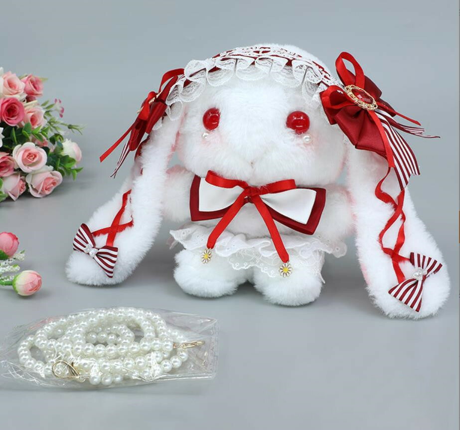 ＊ハンドメイド＊肩掛けバッグ　うさぎと薔薇 牧場仕立て - 作品一覧 | minne 国内最大級のハンドメイド・手作り通販