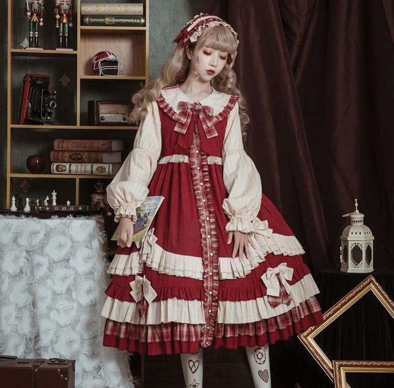 楽天市場】LOLITA ロリータ /赤ずきんのドレス/長袖/ワンピース JSK OP