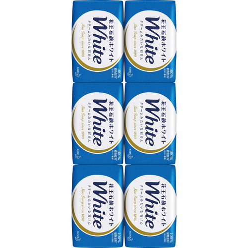 楽天市場】花王 石鹸ホワイト普通サイズ(6個) ホワイト KWー6 引越し