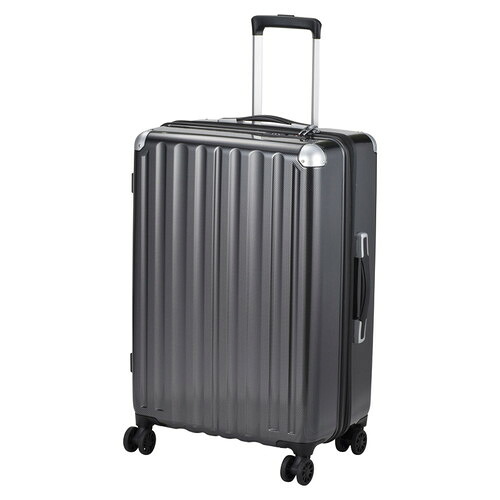【送料無料・包装無料・のし無料】スーツケース 66l カーボンブラック ALI-6008-24 CBK