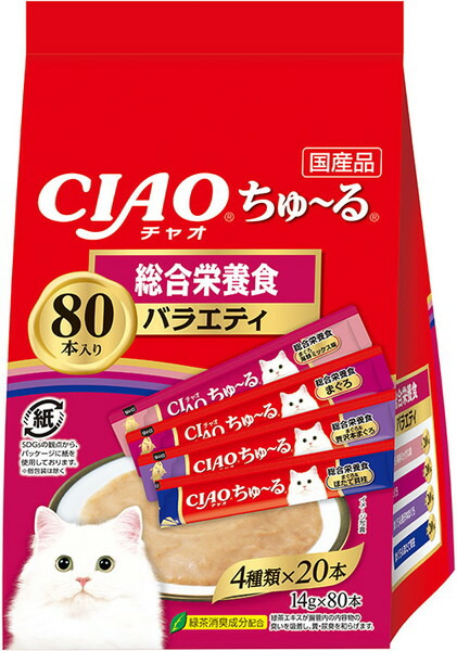 CIAO ちゅ~る 総合栄養食バラエティ 14g×80本