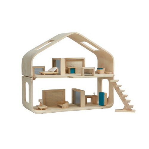 格安新品 室内遊び グッズ 脳活 リハビリ 指先運動 木製玩具 知育玩具 プラントイ コンテンポラリードールハウス 家具付き 木のおもちゃ Plantoys Spmau Ac In