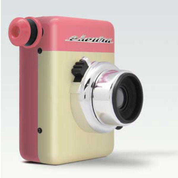 楽天市場 フィルム10枚付き エスキュラ Instant Camera Pink インスタントカメラ ピンク トキワカメラ
