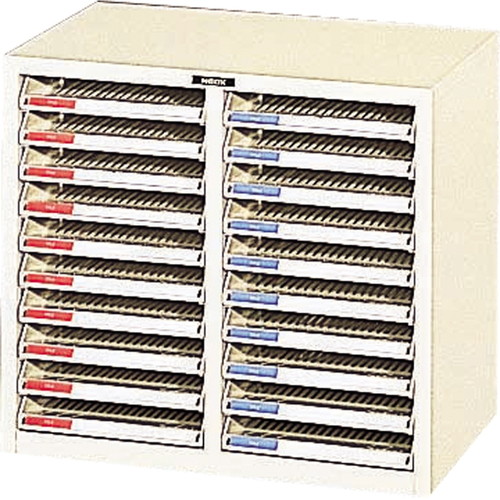 【法人様限定品 代引き不可 送料無料】ナカバヤシ　オープン　書類ケース　５３７&times;３３３&times;４８２　２列　A4C-20N｜トキワカメラ